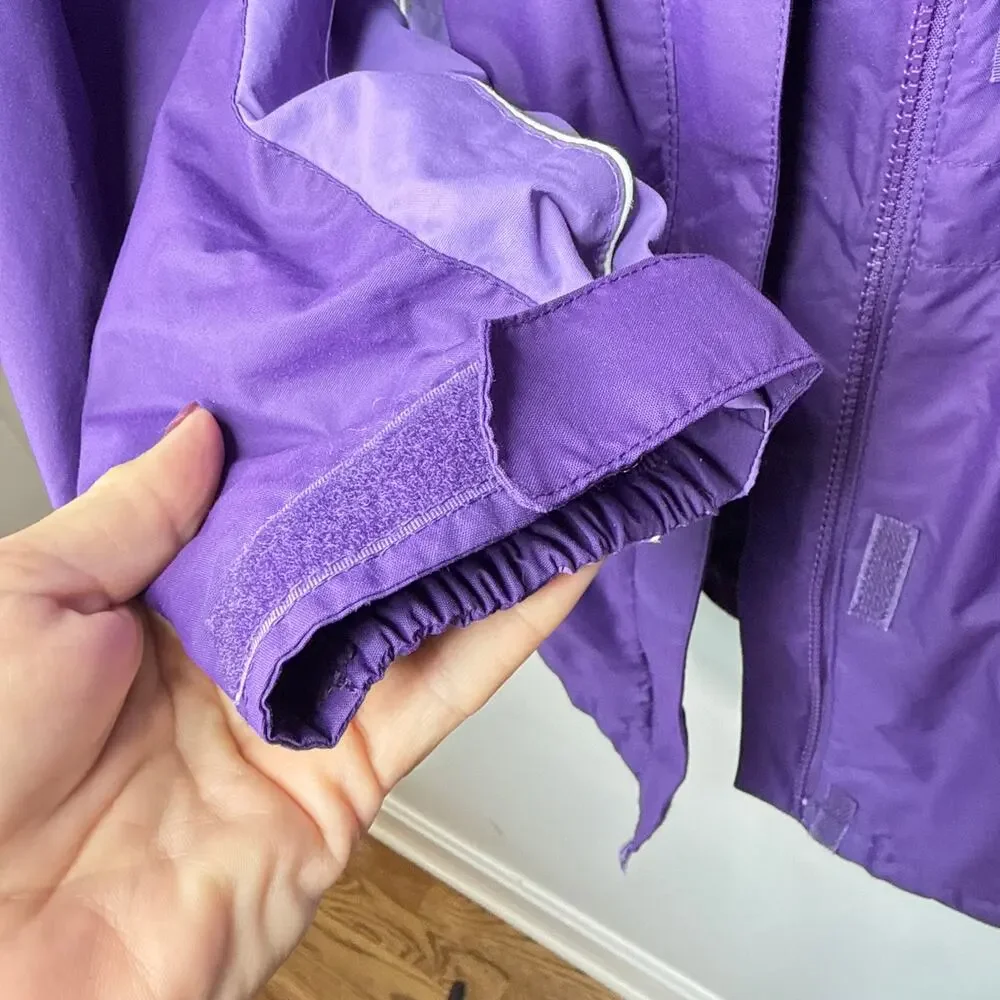 Columbia Woman's Purple 3-in-1‎ Interchange Jacket Medium Waterproof Hiking
